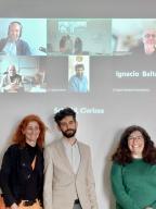 From left to right: Prof. Silvia Miksch, Ignacio Pérez-Messina, Assoc. Prof. Renata Raidou